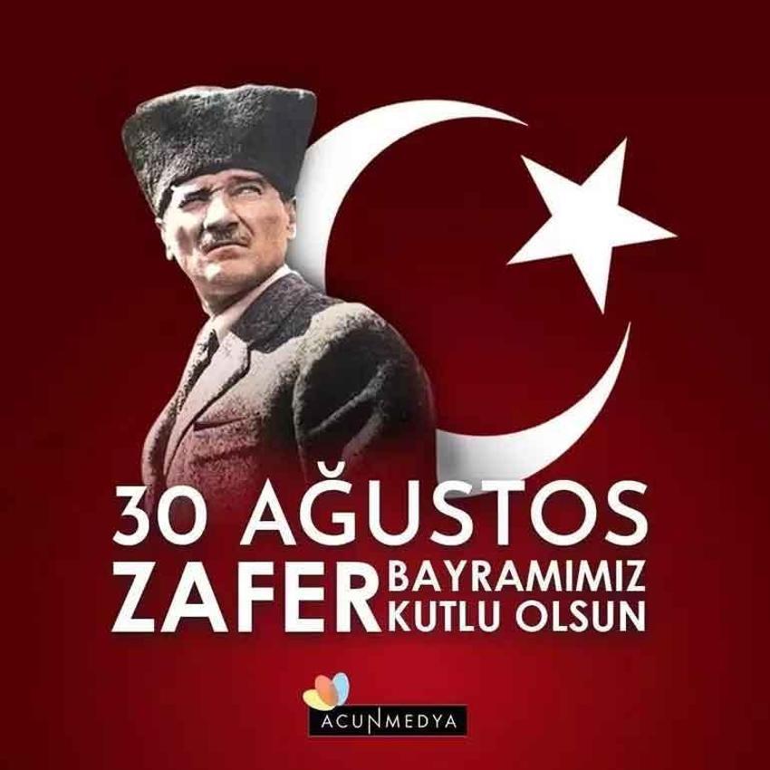 Sanat dünyasının ünlü isimlerinden 30 Ağustos Zafer Bayramı paylaşımları