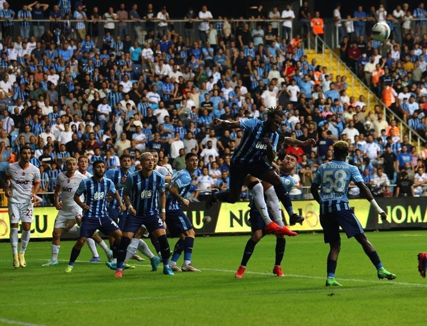 Adana Demirspor Galatasaray maçında gol yağmuru!