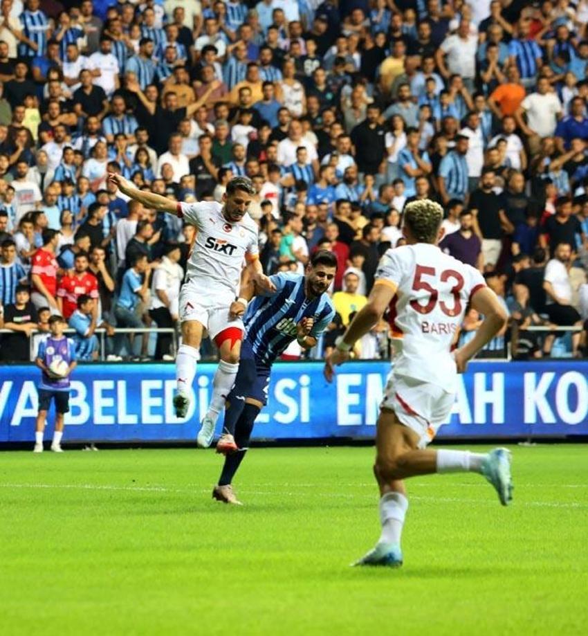 Adana Demirspor Galatasaray maçında gol yağmuru!
