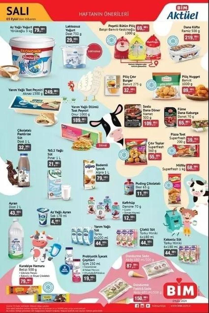 BİM AKTÜEL KATALOG 3-6 EYLÜL 2024 yayınlandı: BİM'de bu hafta neler var?