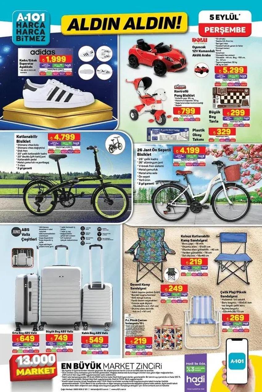 A101'den ilk Eylül kataloğu! 5 Eylül A101 Aldın Aldın katalogda indirimli ürünler yer aldı