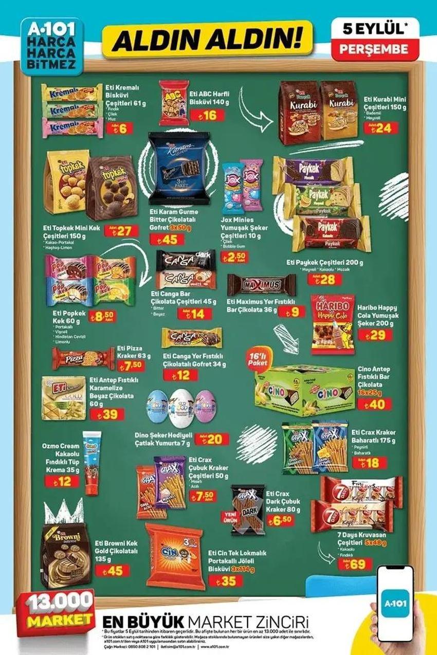 A101'den ilk Eylül kataloğu! 5 Eylül A101 Aldın Aldın katalogda indirimli ürünler yer aldı