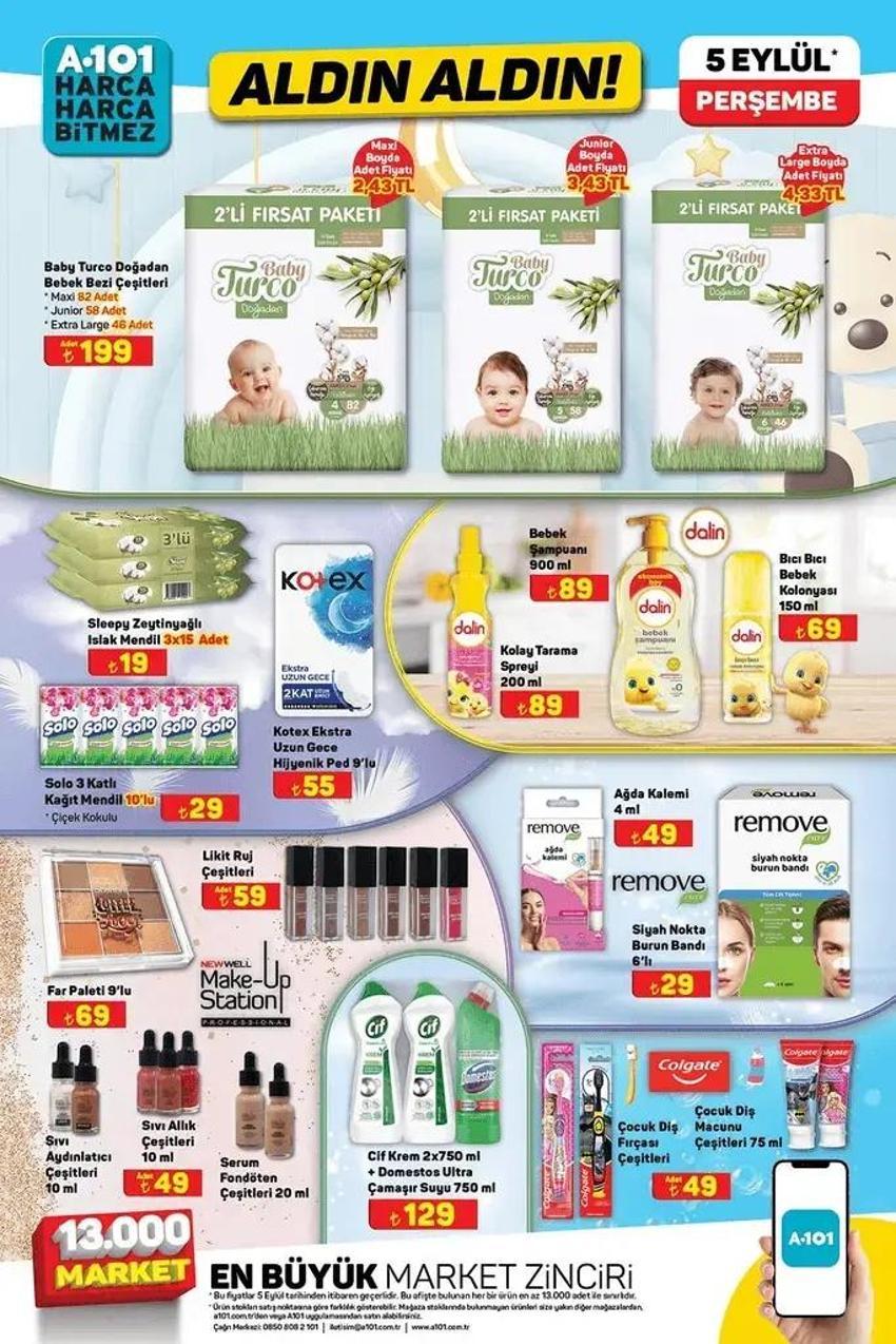 A101'den ilk Eylül kataloğu! 5 Eylül A101 Aldın Aldın katalogda indirimli ürünler yer aldı