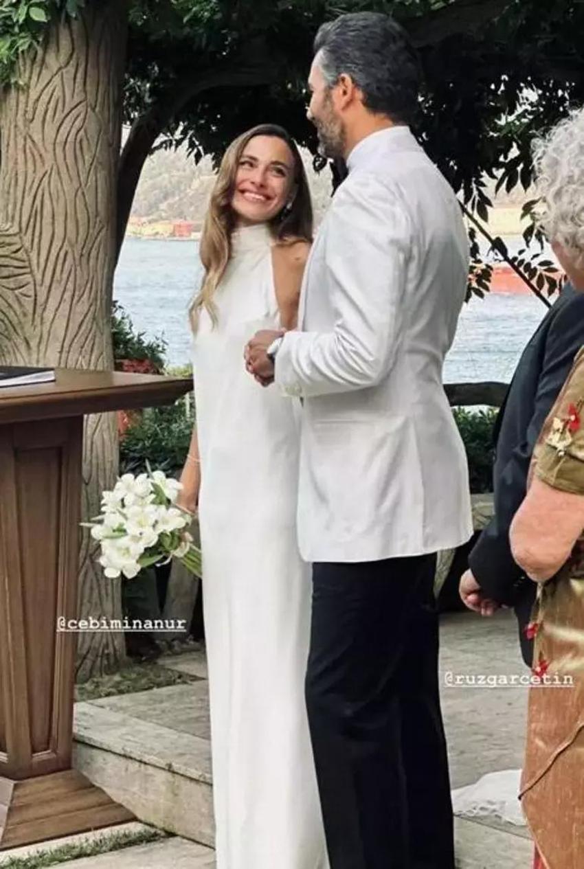 Sinan Çetin'in oğlu Rüzgar Çetin Mina Nur Çebi ile evlendi