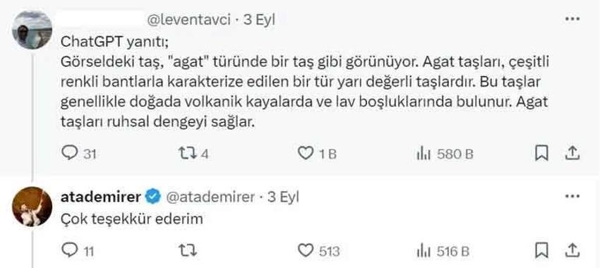 Ata Demirer'in denizde bulduğu taş olay oldu! 'Katman katman desenleri var'