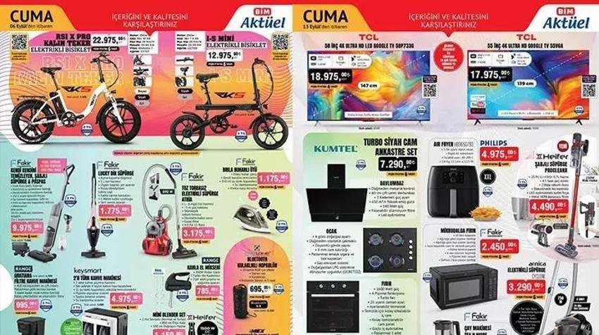 BİM 10-13 Eylül aktüel katalog 2024: BİM'de indirimli ürünlerde neler var?