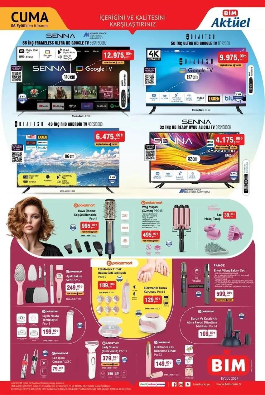 BİM 10-13 Eylül aktüel katalog 2024: BİM'de indirimli ürünlerde neler var?