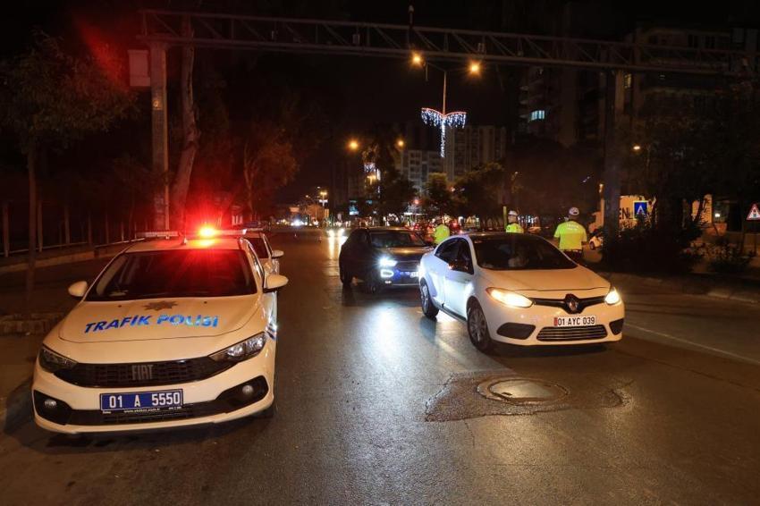 Adana'da asayiş uygulaması: Kural tanımayan sürücülere 2 milyon 145 bin TL ceza kesildi