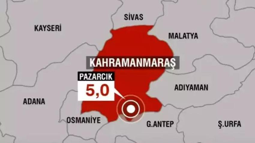 Kahramanmaraş'ta 5 büyüklüğünde deprem! Vatandaşlar sokağa döküldü, Şükrü Ersoy uyardı: Bir süre daha olacak