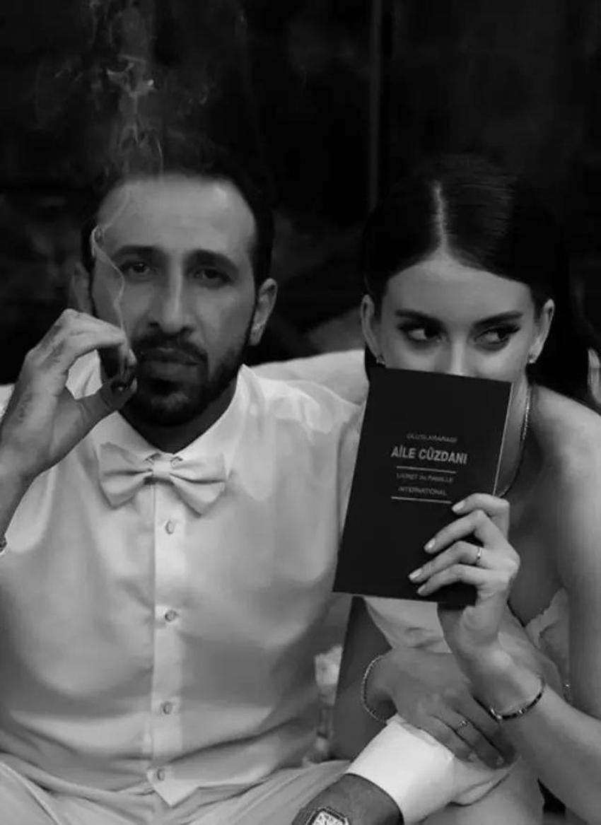 Ersin Arıcı ve Beril Pozam'dan günler sonra düğün pozları geldi