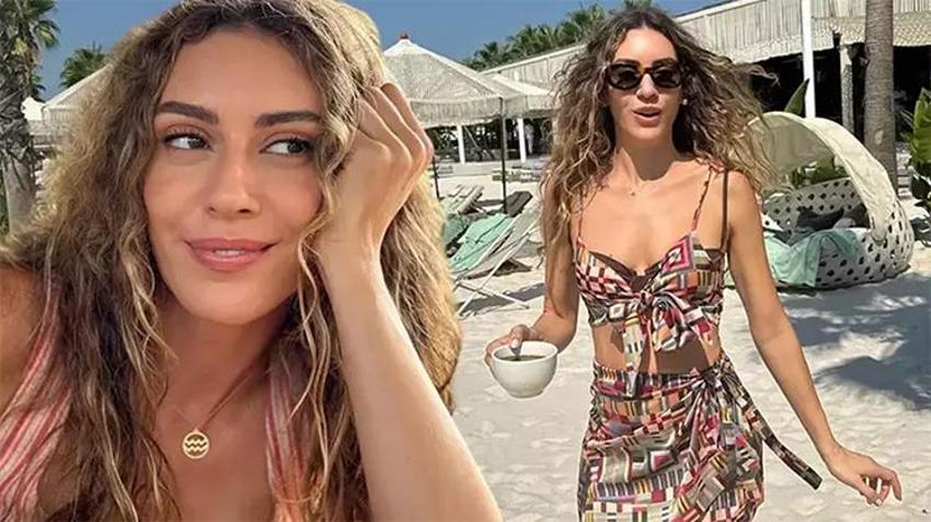 Sinem Kobal film çekimlerini bitirdi, tatile koştu! Beğeni ve yorum yağdı