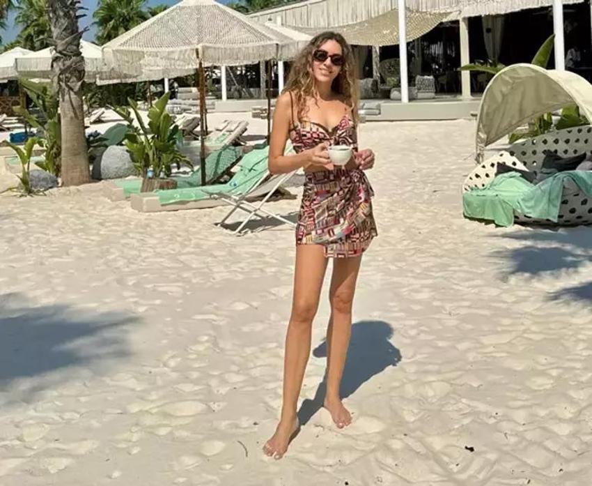 Sinem Kobal film çekimlerini bitirdi, tatile koştu! Beğeni ve yorum yağdı