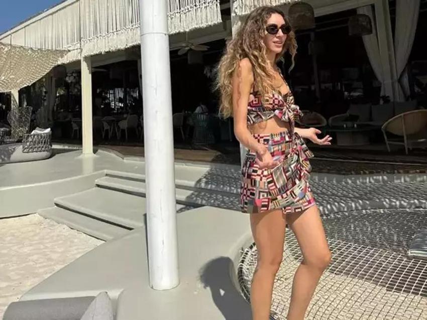 Sinem Kobal film çekimlerini bitirdi, tatile koştu! Beğeni ve yorum yağdı