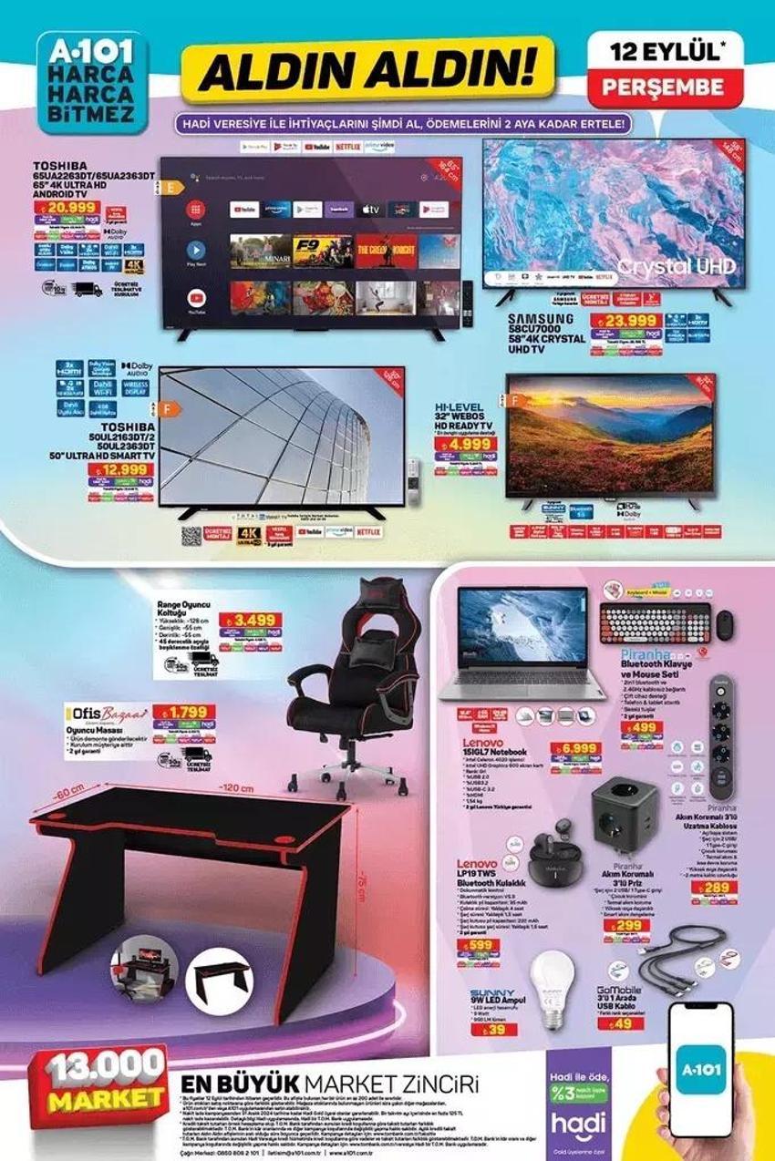 A101 12 Eylül aktüel katalog 2024: Bu hafta A101'de hangi ürünler indirimli?
