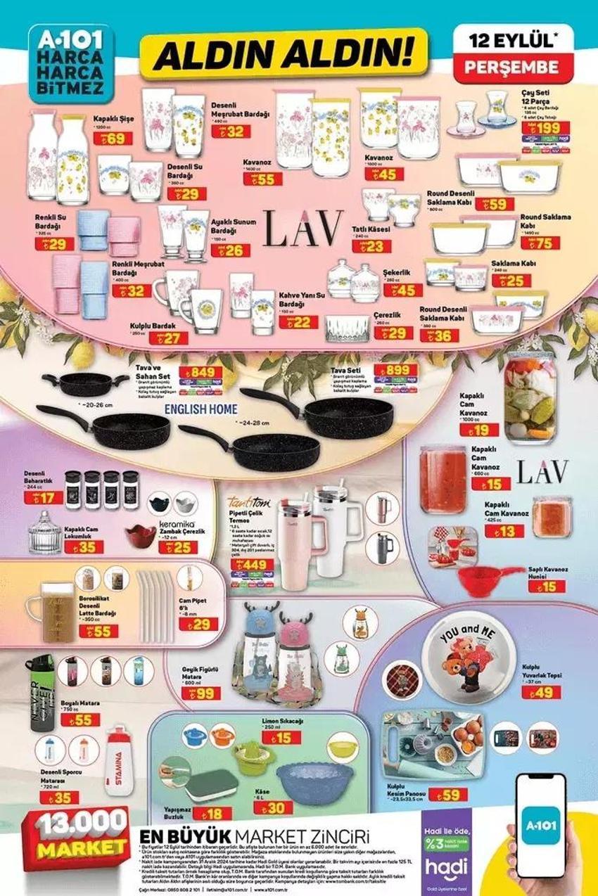 A101 12 Eylül aktüel katalog 2024: Bu hafta A101'de hangi ürünler indirimli?