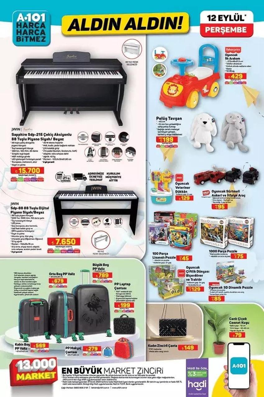 A101 12 Eylül aktüel katalog 2024: Bu hafta A101'de hangi ürünler indirimli?
