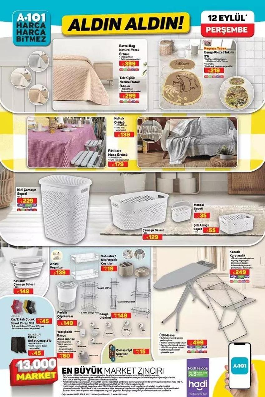 A101 12 Eylül aktüel katalog 2024: Bu hafta A101'de hangi ürünler indirimli?