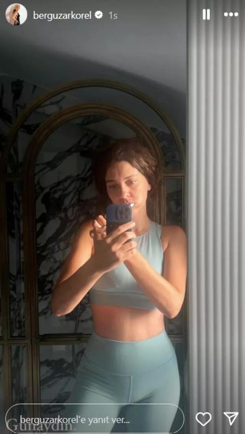 Bergüzar Korel taytını giydi! 8 ayda 20 kiloyu bakın nasıl verdi
