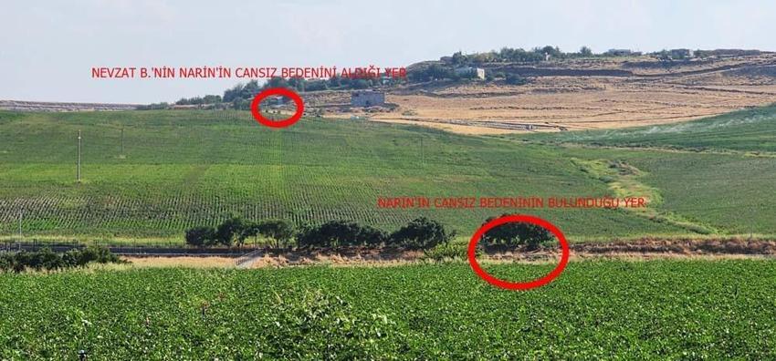 Narin cinayetinde yeni gelişme! 50 dakika boyunca orada kalmış
