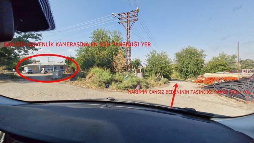 Narin cinayetinde yeni gelişme! 50 dakika boyunca orada kalmış