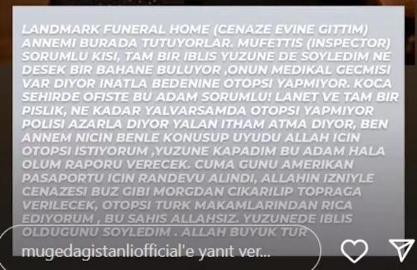 Ahu Tuğba'nın cenazesini ülkeye getiremeyen Anjelik isyan etti!
