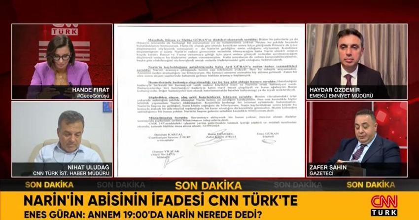 Narin cinayetinde ağabeyin ifadesi ortaya çıktı! Amca, anne, abi üçgeninde ne yaşandı?
