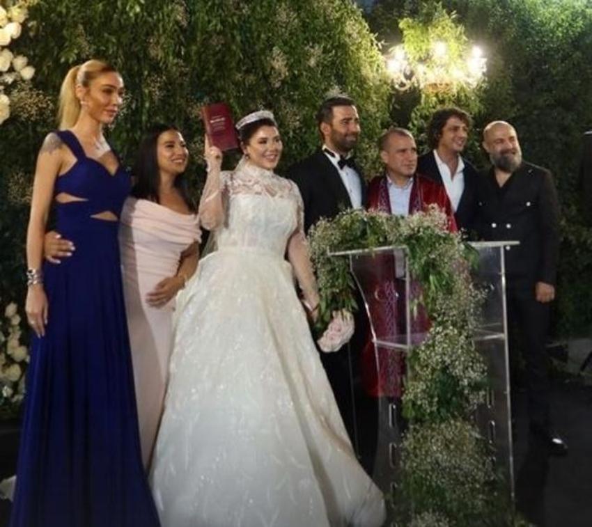 Kuzgun'un yıldızı Ferit Kaya evlendi! Barış Arduç düğünde halay çekti