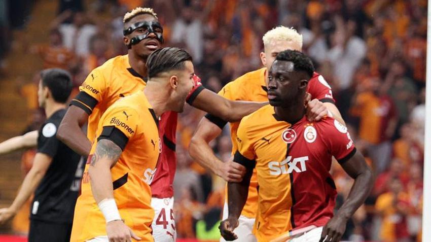 Galatasaray'da maça yıldız isim damga vurdu