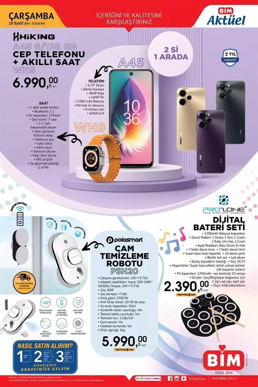BİM 17-20 Eylül aktüel katalog 2024: BİM aktüel kataloğunda bu hafta hangi ürünler indirimde?