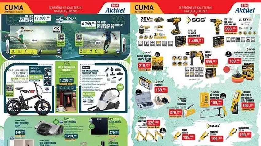 BİM 17-20 Eylül aktüel katalog 2024: BİM aktüel kataloğunda bu hafta hangi ürünler indirimde?