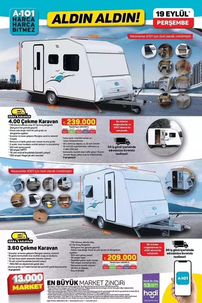 A101 19 Eylül 2024 indirimleri: 19 Eylül A101 kataloğunda hangi ürünler indirimli?