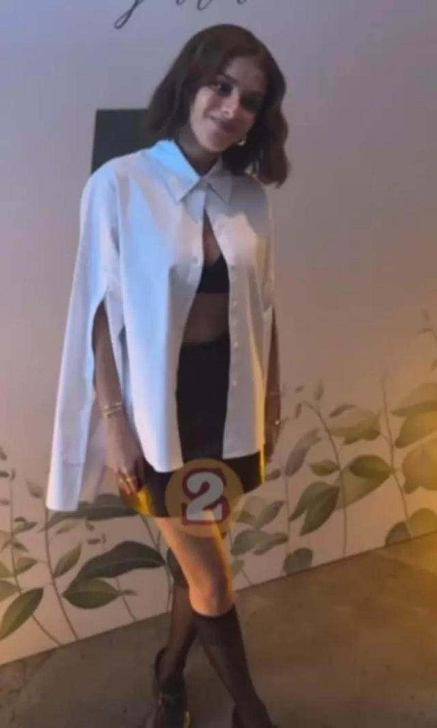 İlayda Alişan sevgilisi Oğulcan Engin'in davetine tarzıyla damga vurdu!