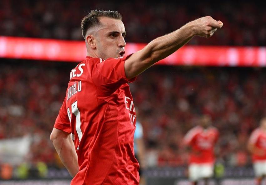 Kerem Aktürkoğlu Benfica ile gollerine Şampiyonlar Ligi’nde de devam ediyor