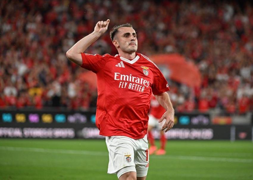 Kerem Aktürkoğlu Benfica ile gollerine Şampiyonlar Ligi’nde de devam ediyor