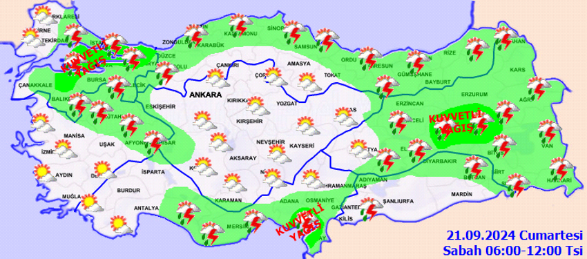 Kuvvetli sağanak yağışlar geri döndü: Uyarılar peş peşe geldi! Tüm yurdu etkisi altına alacak