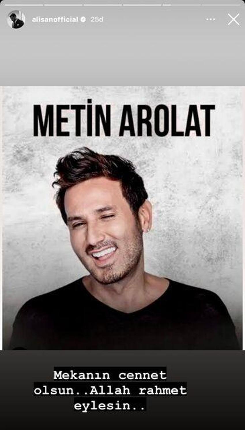 Metin Arolat'ın ölümü sonrası ünlü isimler peş peşe paylaşım yaptı