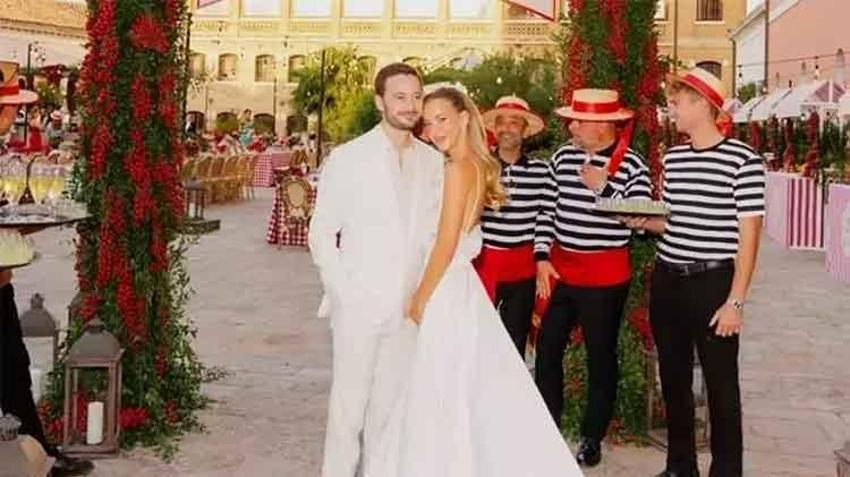 Sosyete bu düğüne akın etti: sima Tarkan ve Mark Başoğlu İtalya'da evlendi