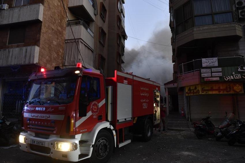 İsrail Lübnan'ın başkenti Beyrut'tu vurdu! Çok sayıda patlama sesi duyuldu