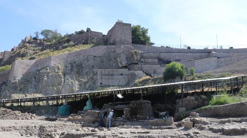 Ankara'nın göbeğinde Osmanlı Hamamı'na ait kalıntılar bulundu