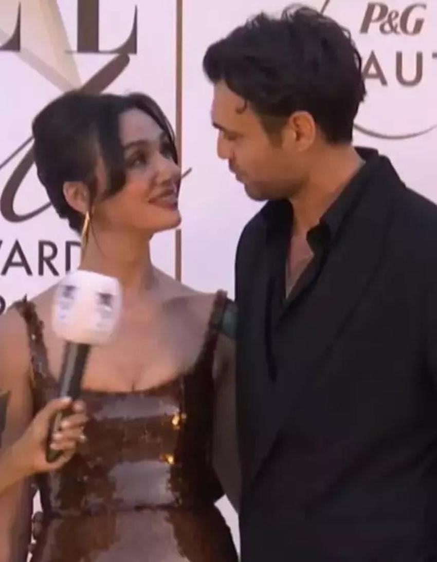 Birce Akalay sevgilisi Hakan Kurtaş'ı öptüğü pozunu paylaştı!