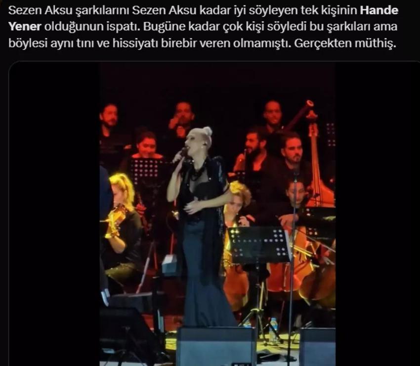Hande Yener Sezen Aksu şarkıları söyledi! Sosyal medya yıkıldı
