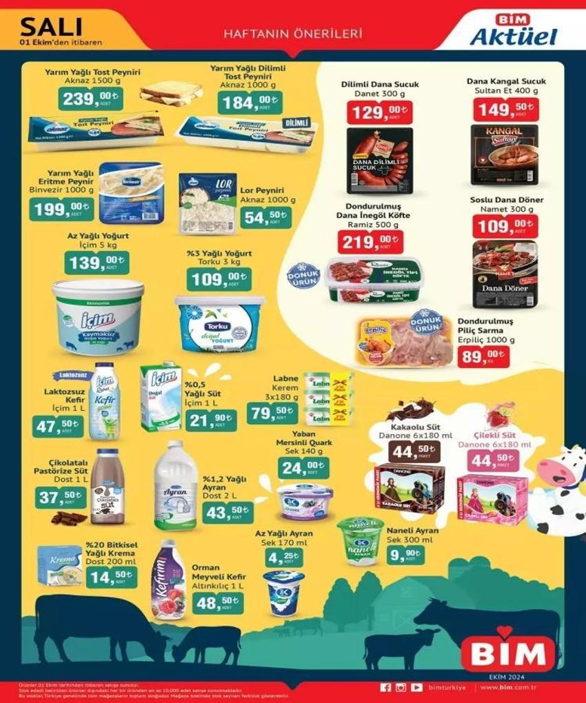 BİM 1-4 Ekim aktüel katalog 2024 yayınlandı! BİM'de bu hafta indirimli ürünler hangileri?
