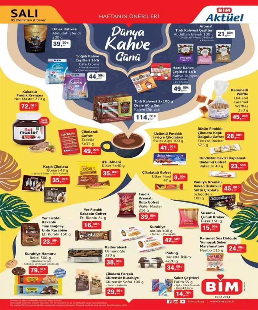 BİM 1-4 Ekim aktüel katalog 2024 yayınlandı! BİM'de bu hafta indirimli ürünler hangileri?