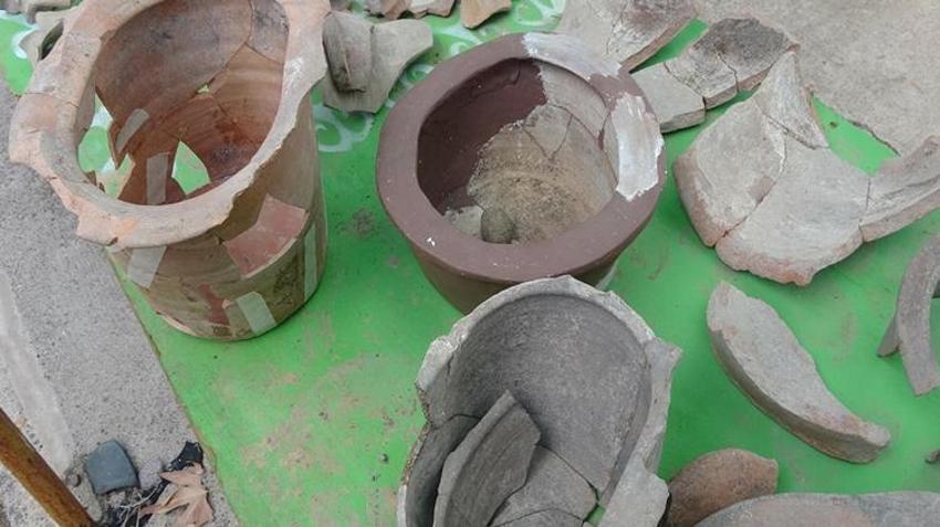 Assos Antik Kenti'nde 1700 yıllık lazımlıklar gün yüzüne çıkarıldı