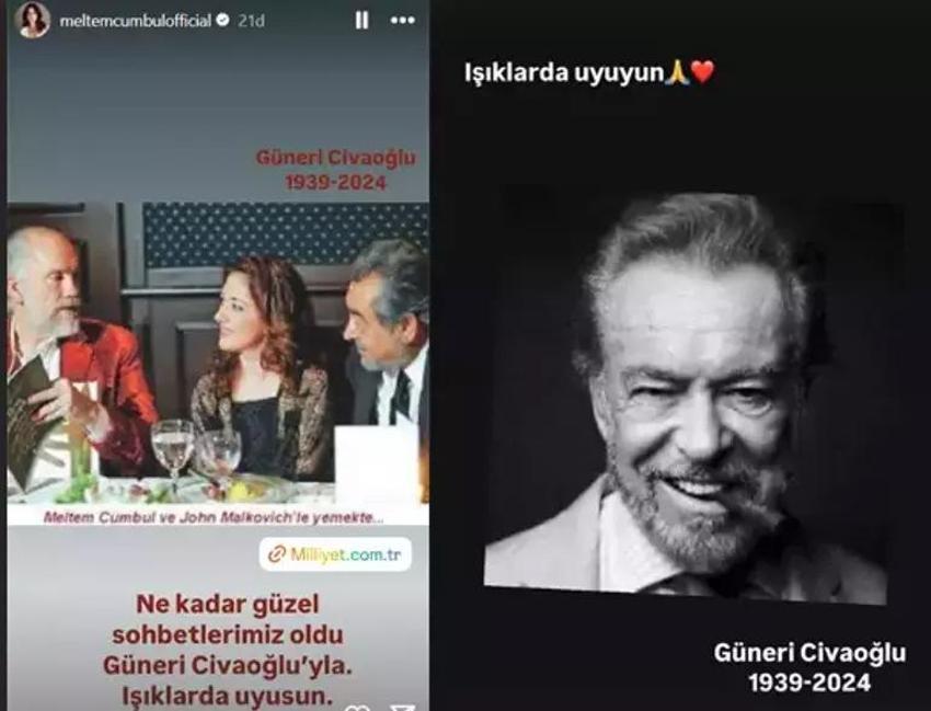 Güneri Cıvaoğlu için peş peşe baş sağlığı mesajları yayınlandı