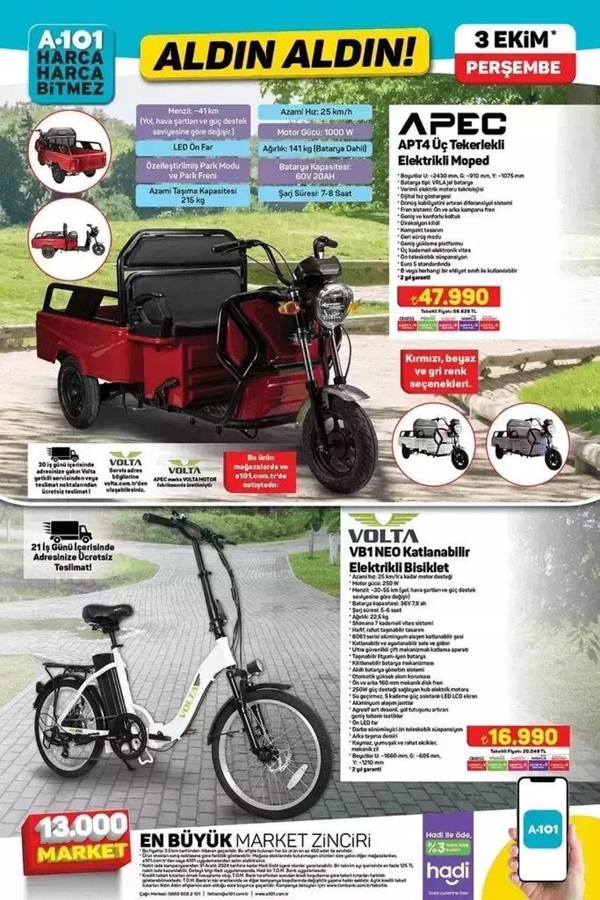 A101 aktüel 3 Ekim 2024 kataloğu yayınlandı! A101'de bu hafta hangi ürünler indirimli?