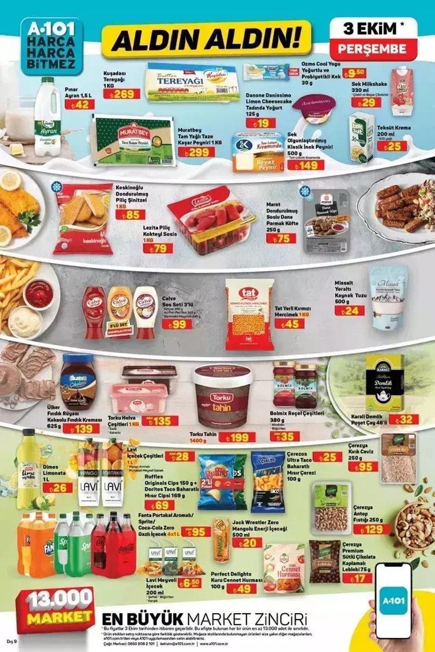 A101 aktüel 3 Ekim 2024 kataloğu yayınlandı! A101'de bu hafta hangi ürünler indirimli?