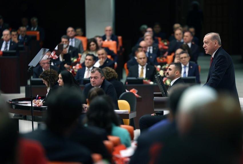 Türkiye Büyük Millet Meclisi'nde yeni yasama yılı başladı! 