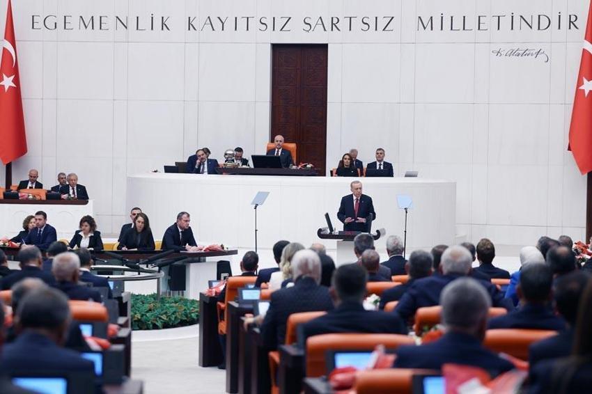 Türkiye Büyük Millet Meclisi'nde yeni yasama yılı başladı! 