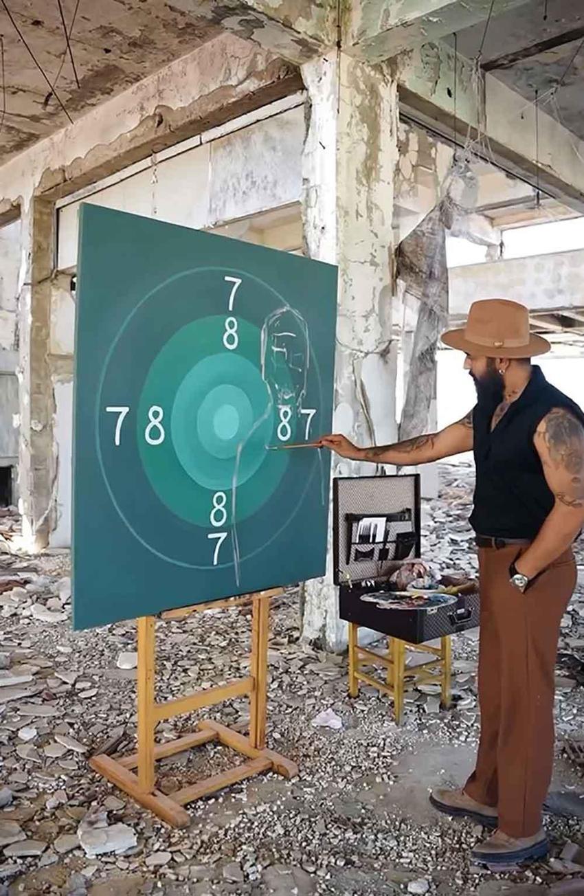 Geliri depremzedelere bağışlanacak: Yusuf Dikeç'in resmi yapacağı son dokunuşla tamamlanacak